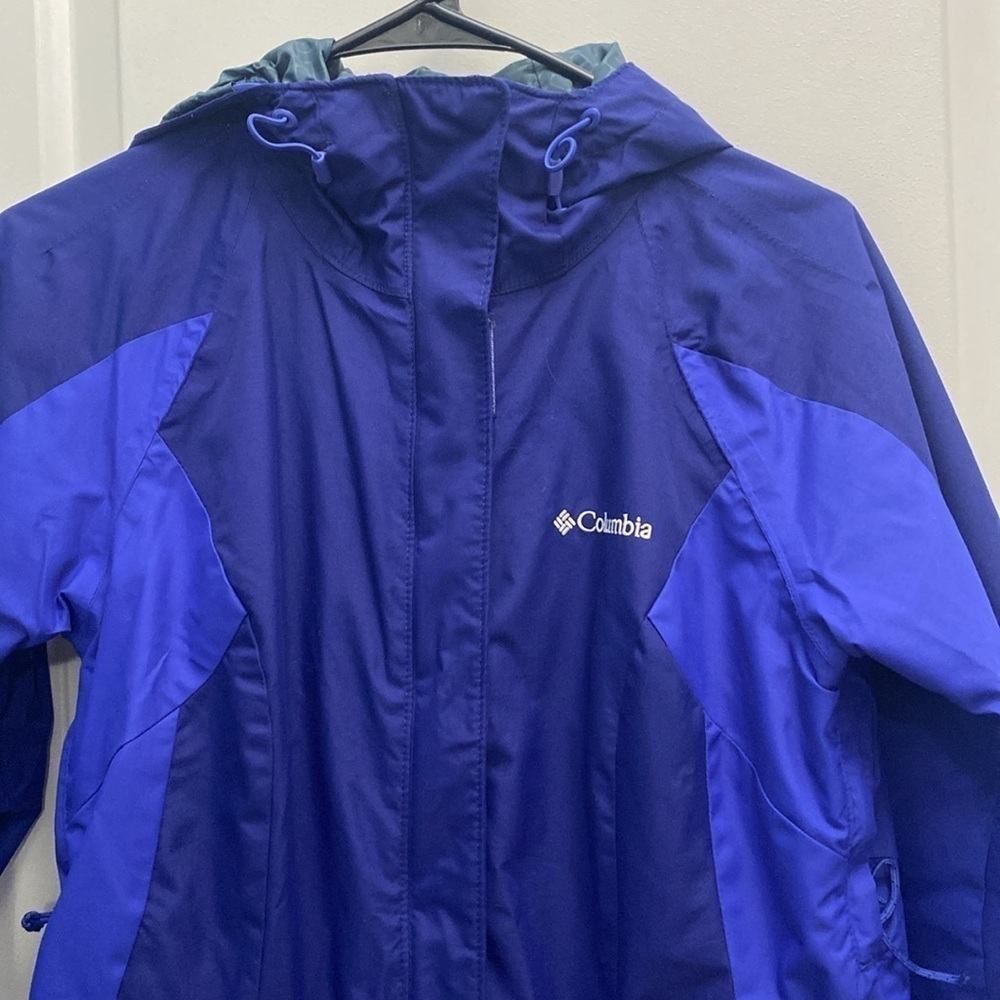 Columbia interchange Omni-tech waterproof hooded jacket Size medium - Picture 4 of 16